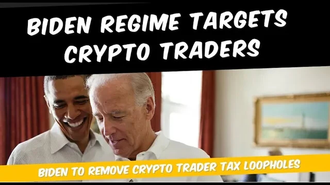 Biden mumbled We’re going to get rid of tax Loopholes for Crypto Traders. #SHORTS