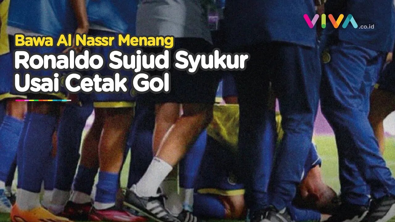 VIDEO Ronaldo Sujud Syukur Lalu Siu Usai Menangkan Al Nassr