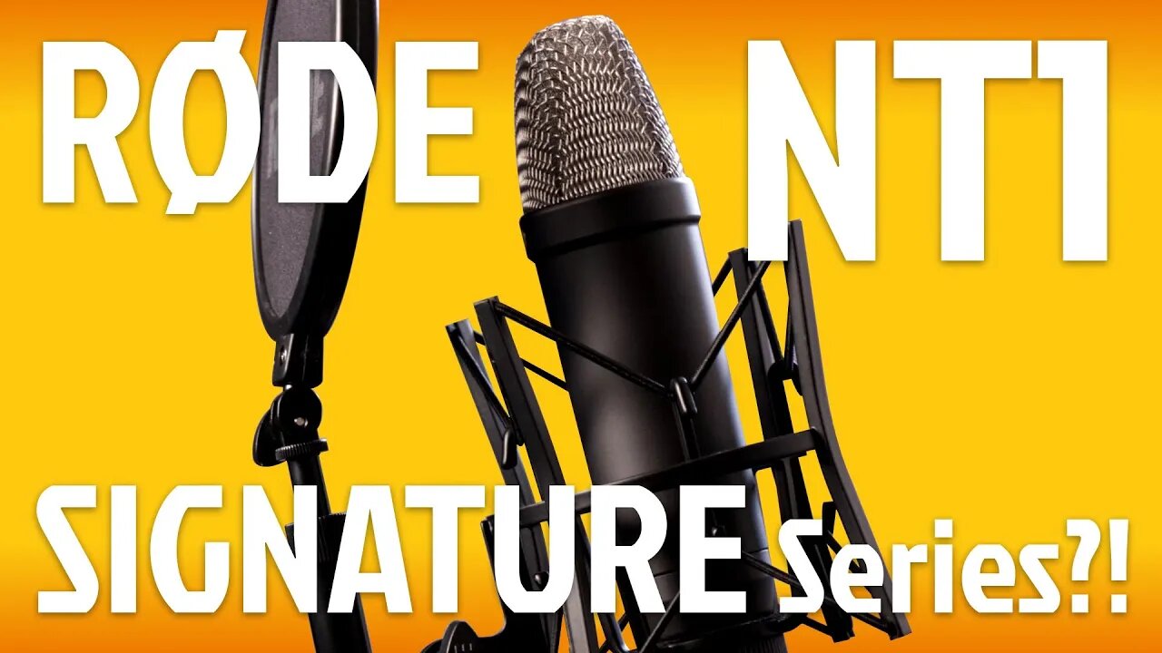 RODE NT1 Signature Series?! Great sound, price (and colors, if youre into that)