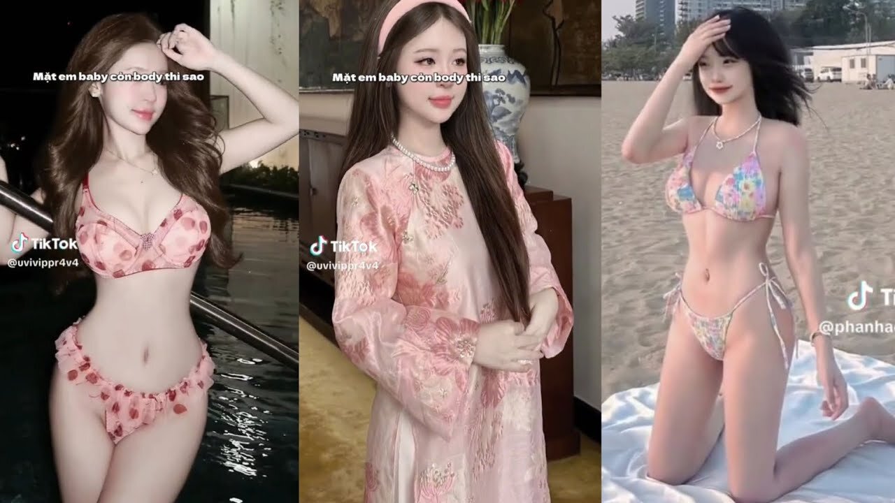 TREND DOUYIN | Trend HOT Tik Tok mặt em baby còn body thì sao🔥🔥🔥