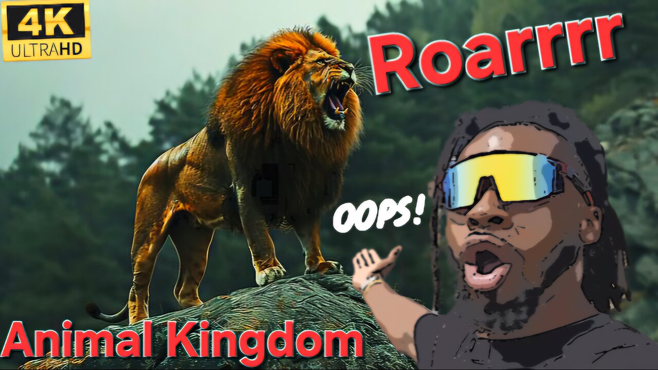 The Prince Meets The King Of The Jungle! Disneys very own Animal Kingdom! Scary Roar!