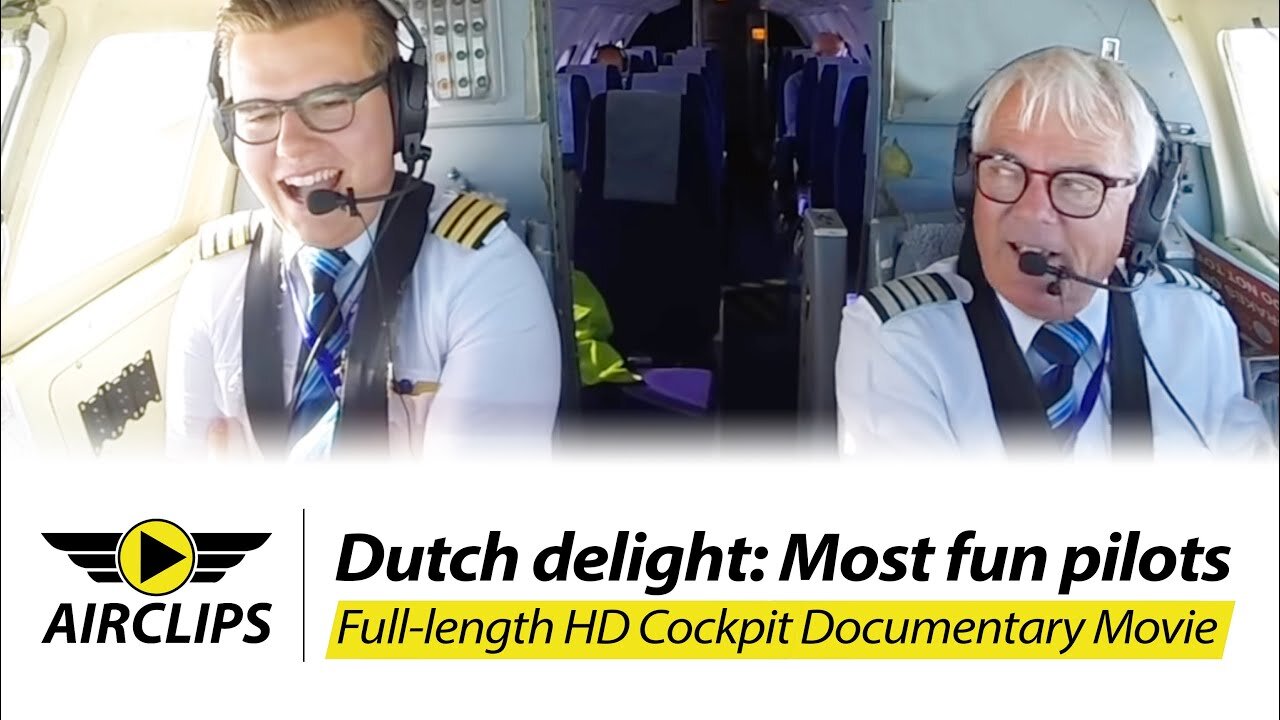 MOST FUN PILOTS!!! Edwards and Brams Jetstream 32 Ultimate Cockpit Movie: AIS Airlines [AirClips]