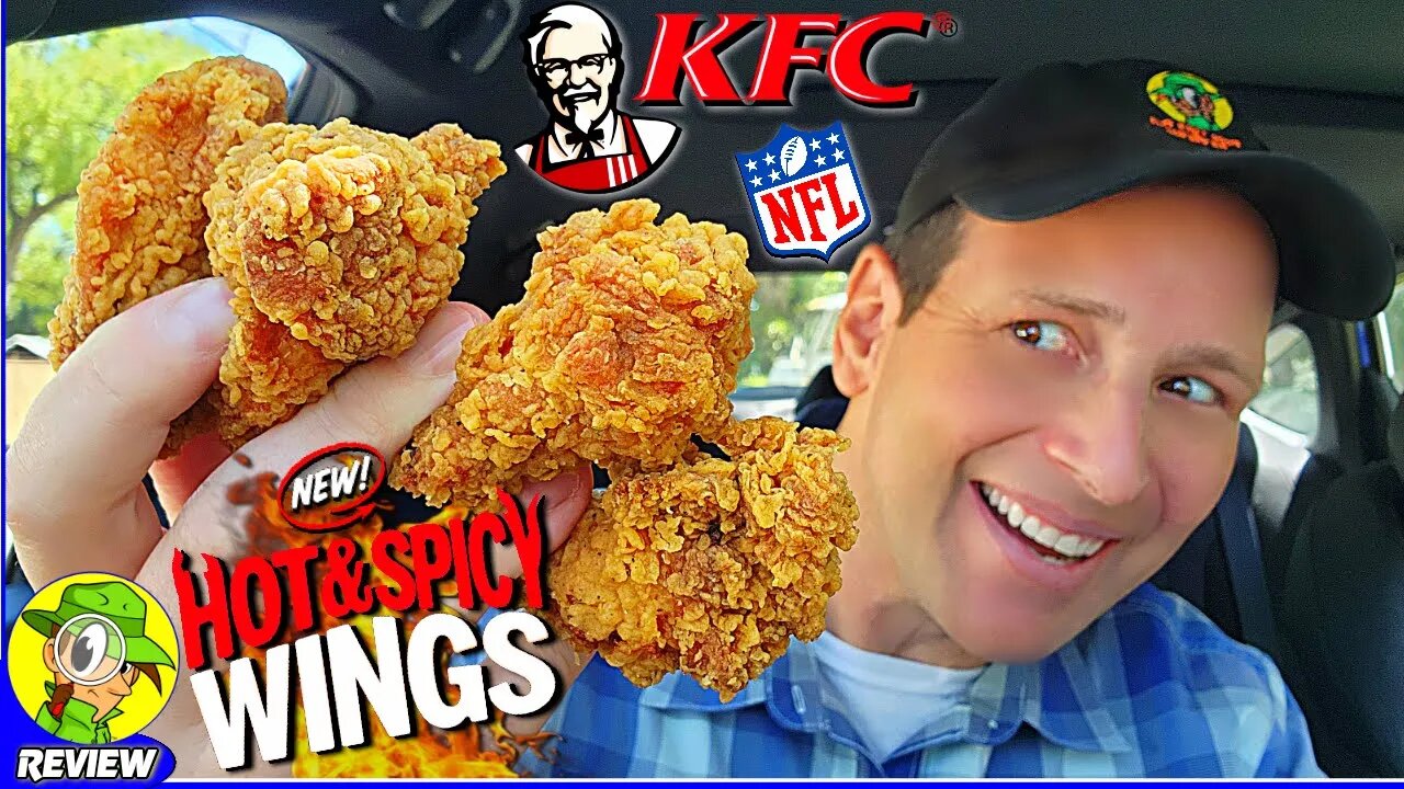 KFC® HOT & SPICY WINGS Review 👴🔥🐔🪽 FIRST LOOK! 🔍👀 Peep THIS Out! 🕵️‍♂️