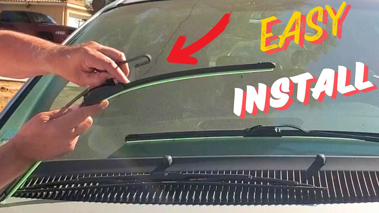 How To Install Windshield Wiper Blades - Replacement Wipers
