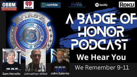 We Remember 9-11 With Johnathan Millet - A Badge of Honor Podcast