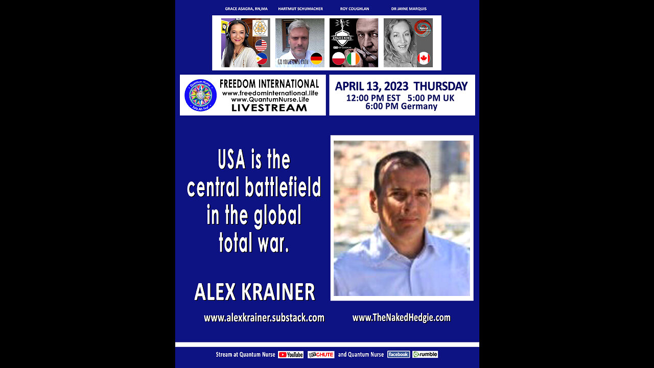 Alex Krainer - USA is the Central Battlefield in the Global Total War!