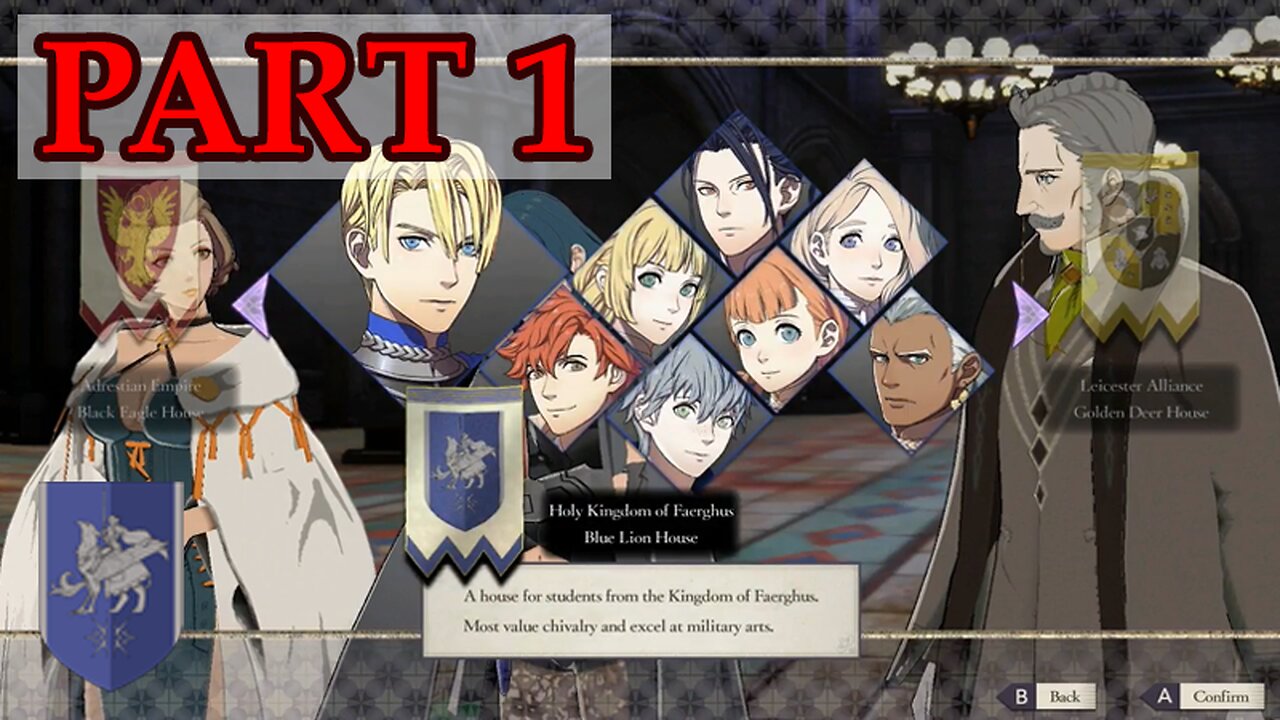 Lets Play - Fire Emblem: Three Houses (Azure Moon, Maddening) part 1