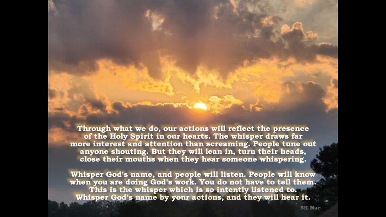 🔴 GODS WILL BE DONE - BY US 🔴