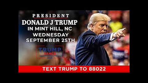 Full Speech - President Trump in Mint Hill, North Carolina 9.25.2024