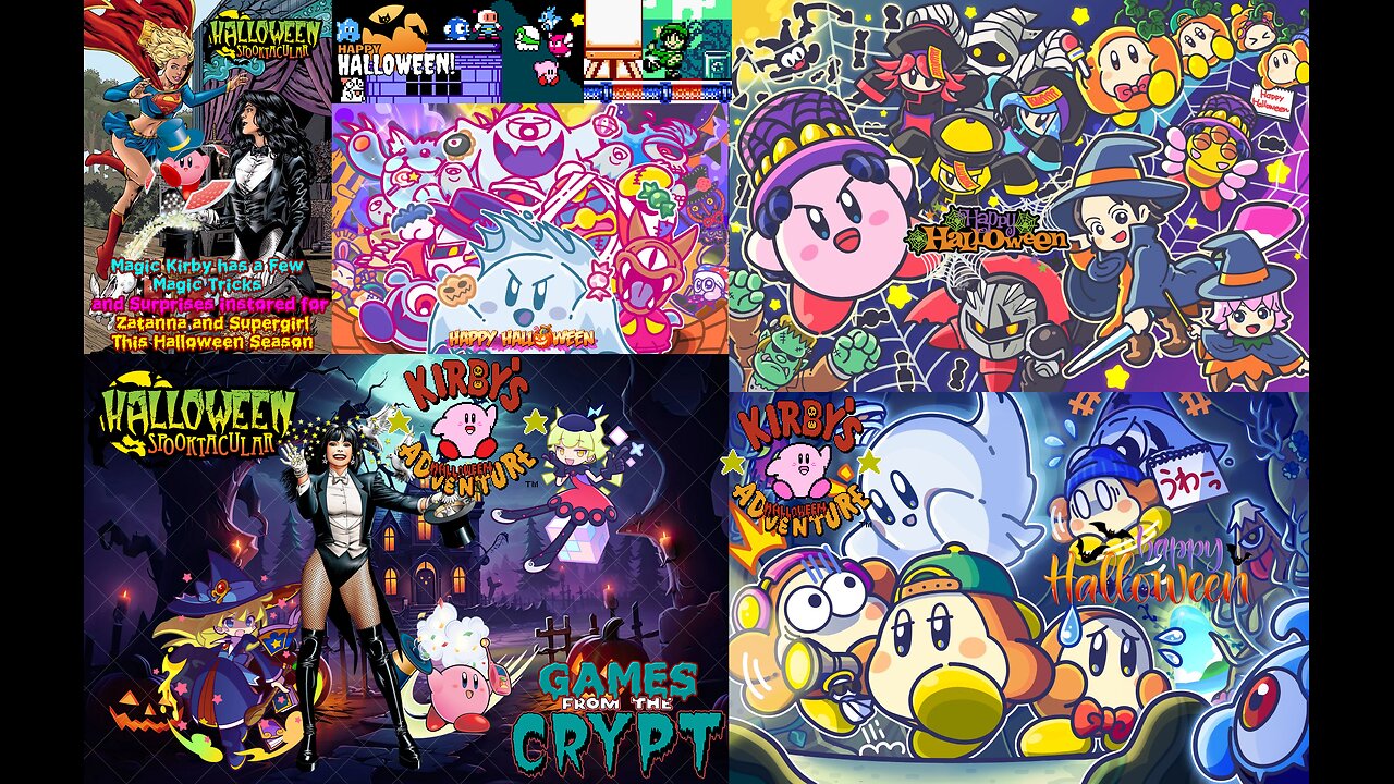 Games from the Crypt 2024: Kirbys Halloween Adventure (Nes Rom Hack) Part 1 - No Treats for Kirby This Halloween Season,just Dastardly Tricks instored for him in this Horror Themed Rom Hack to an NES Classic!