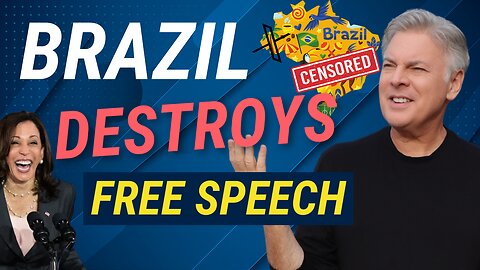 Brazil President Shuts Down Freedom of Speech - Kamala Harris Approves