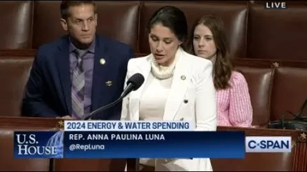 It Needs to Be Defunded Rep. Luna on the House Floor on Defunding Army Corps Policy