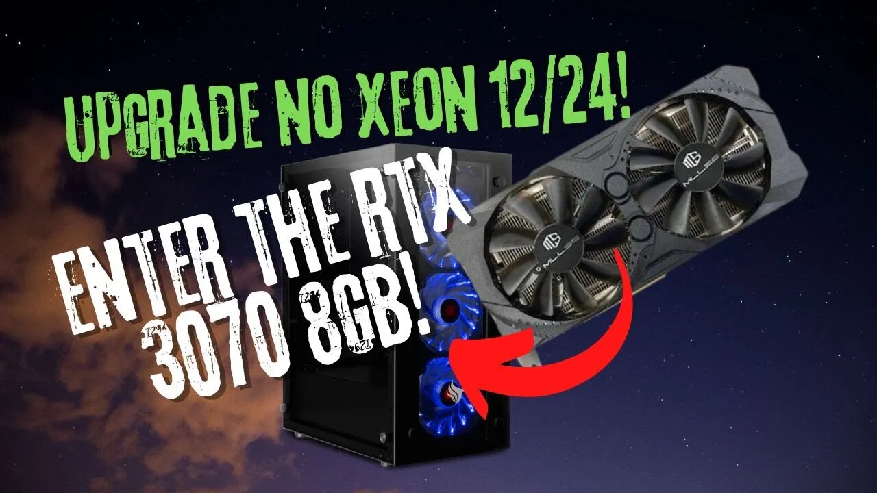 Testando a RTX 3070 Barata do Aliexpress no Xeon 12/24! Será que ficou BOM ou ficou EXCELENTE?