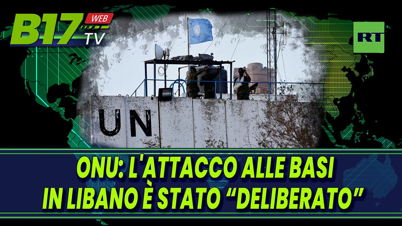 ONU: Lattacco alle basi in Libano è stato deliberato