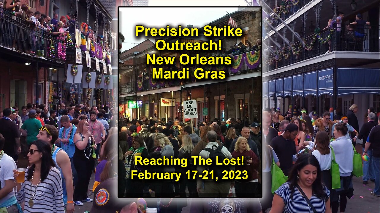 Andy White: New Orleans Mardi Gras – Precision Strike Outreach!
