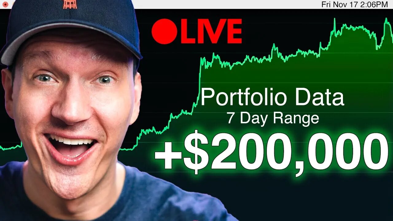My Crypto Portfolio Is Up $200K... Heres whats working (LIVE)