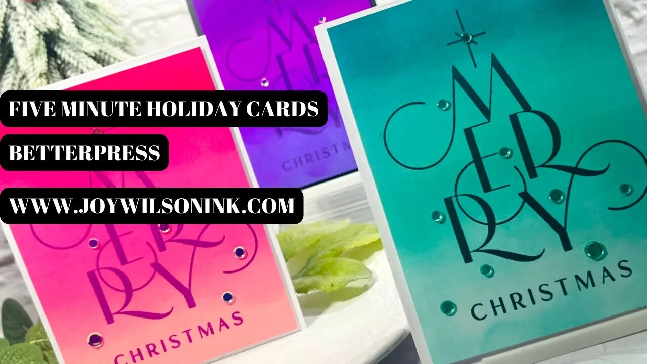FIVE MINUTE HOLIDAY CARDS