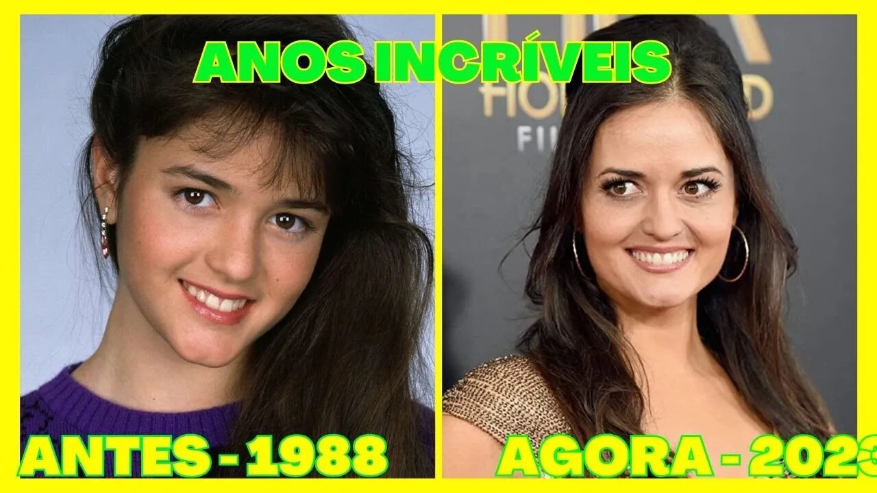 ANTES E AGORA ANOS INCRÍVEIS 2023 THE WONDER YEARS