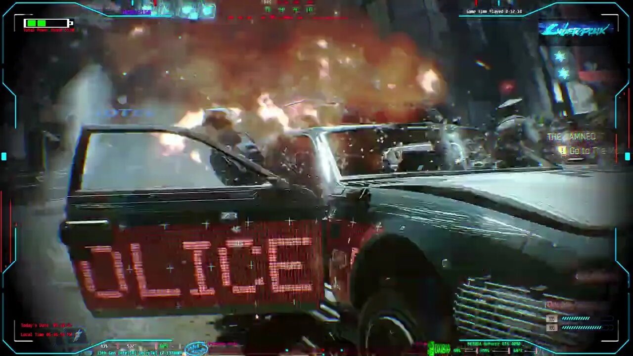 Cyberpunk 2077 4K HDR Different Look BODY CAM - ReShade Mod