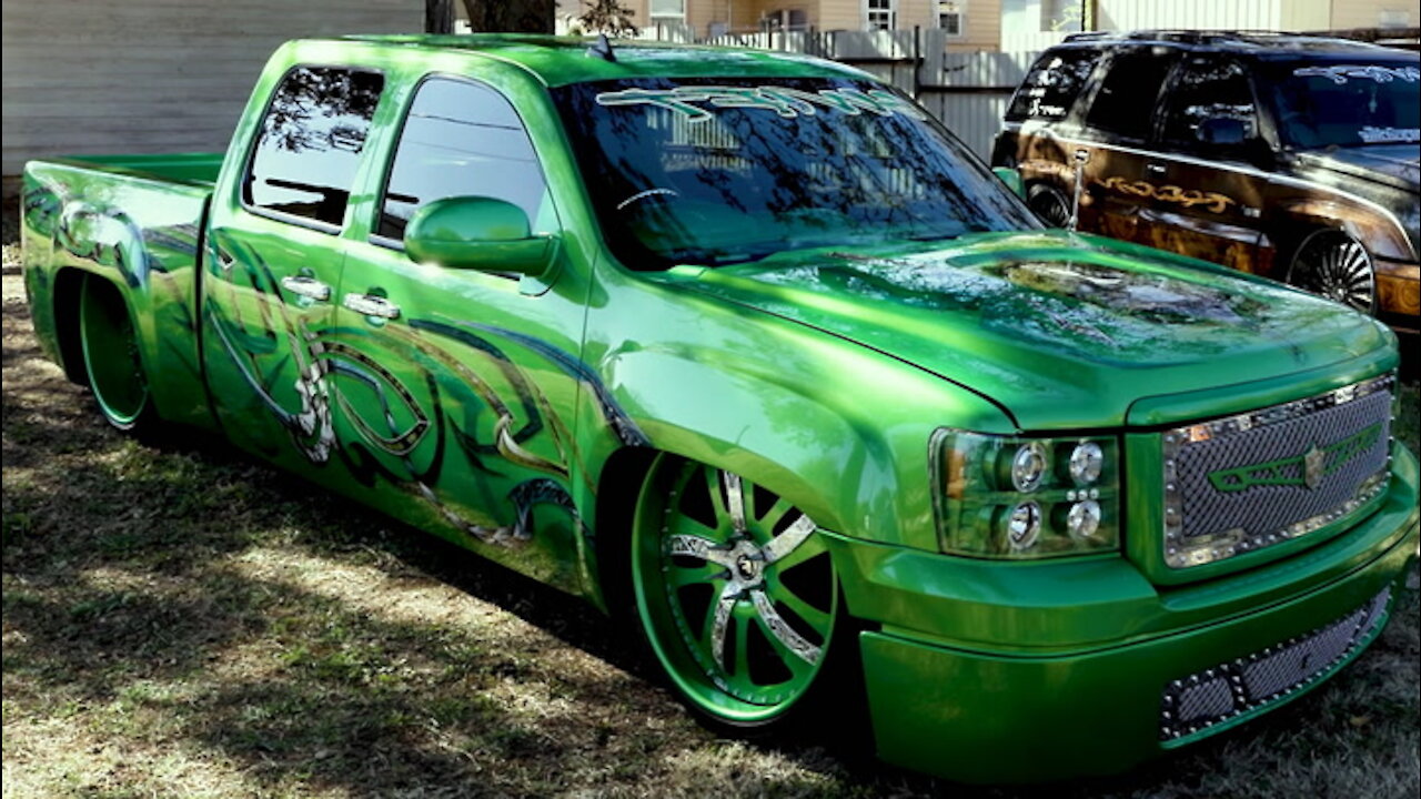 GMC Sierra Converted Into Insane Green Envy | RIDICULOUS RIDES