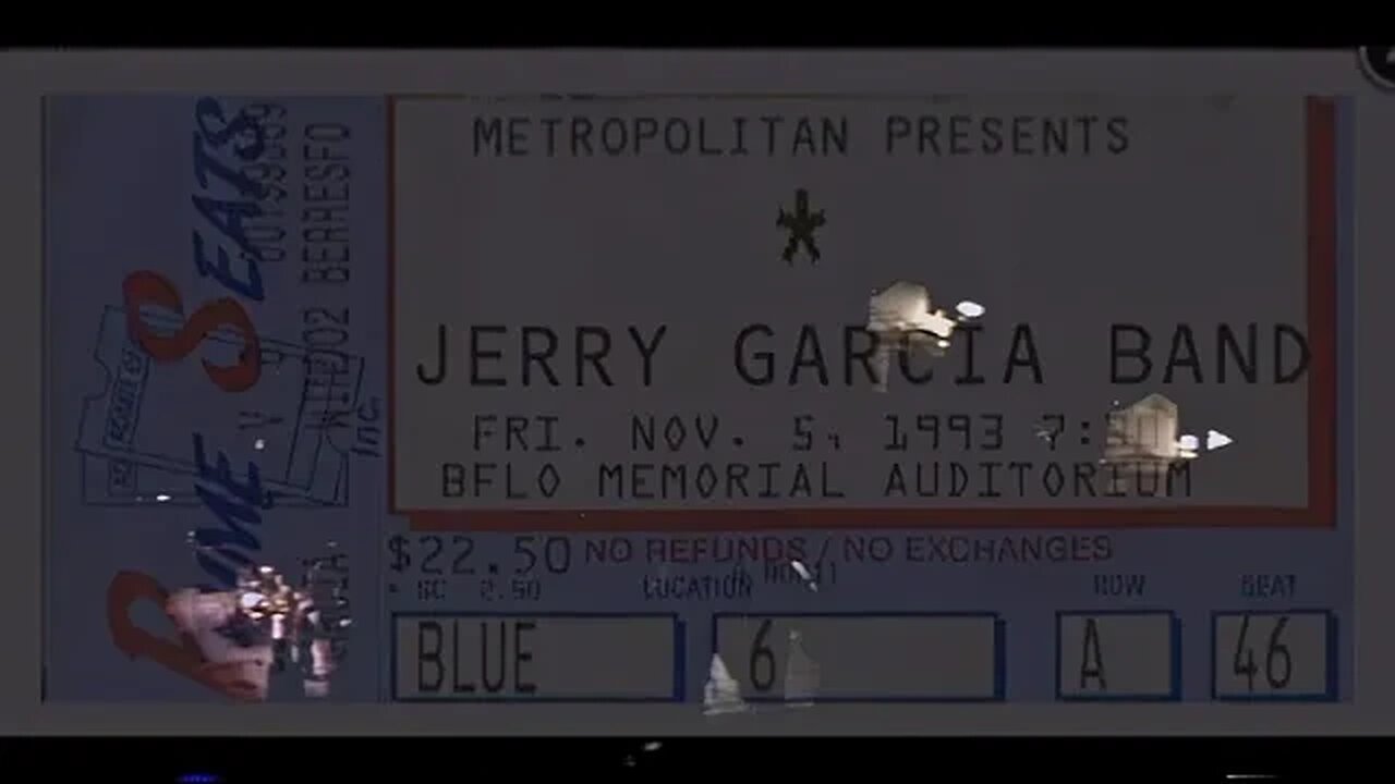 Jerry Garcia Band [1080p HD Remaster] - November 5, 1993 - War Memorial Auditorium - Buffalo, NY