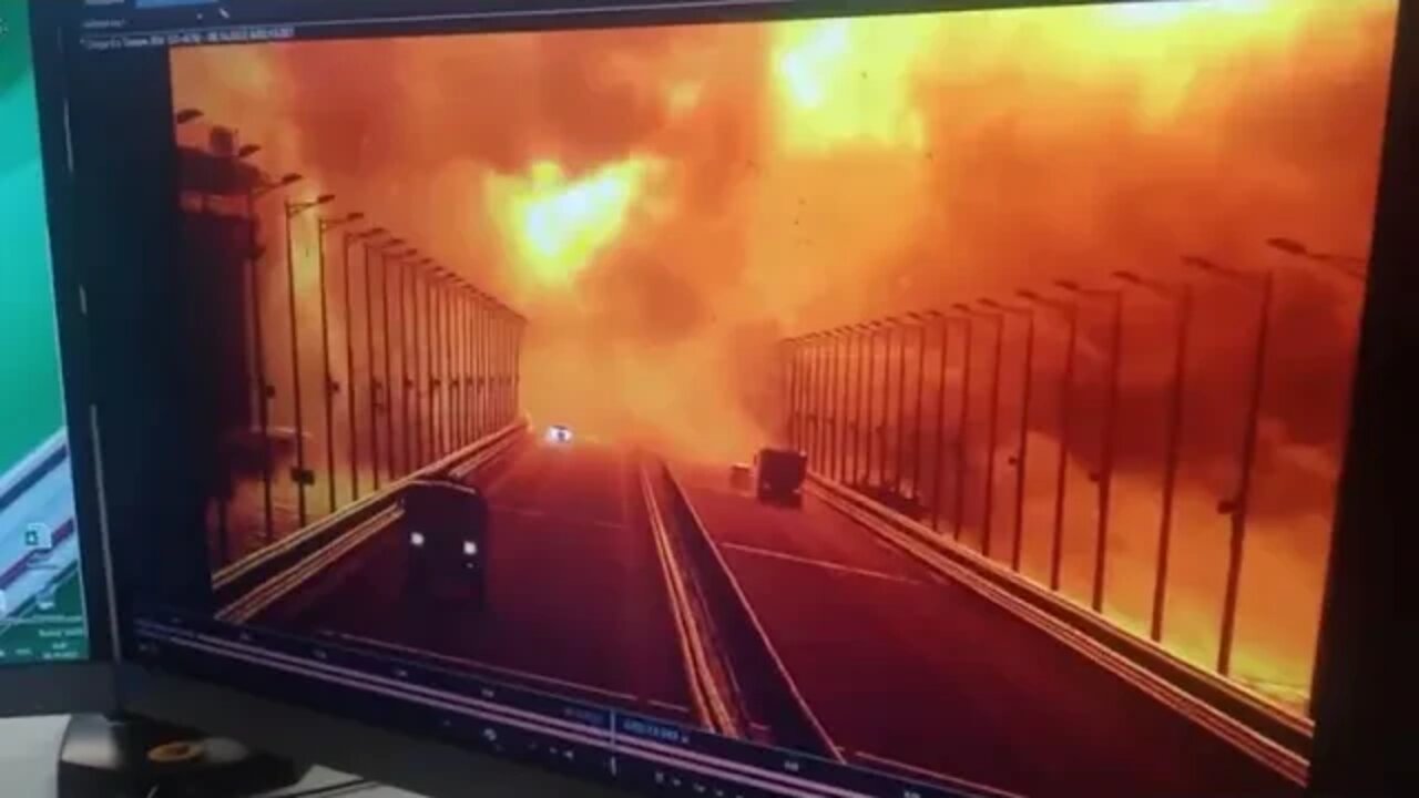 GraphicWar18+🔥Top Blast Kerch Crimea Bridge 6 - Glory to Ukraine Armed Forces(ZSU) #shorts