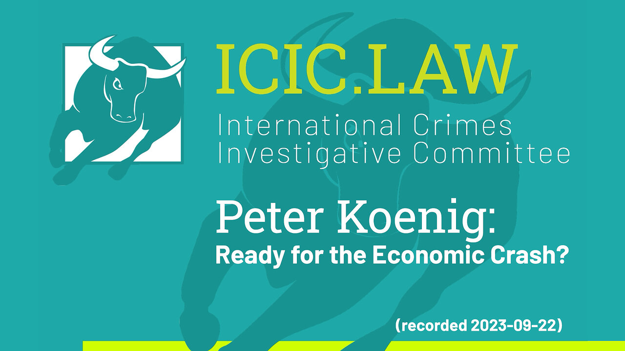 Peter Koenig: Ready for the Economic Crash?