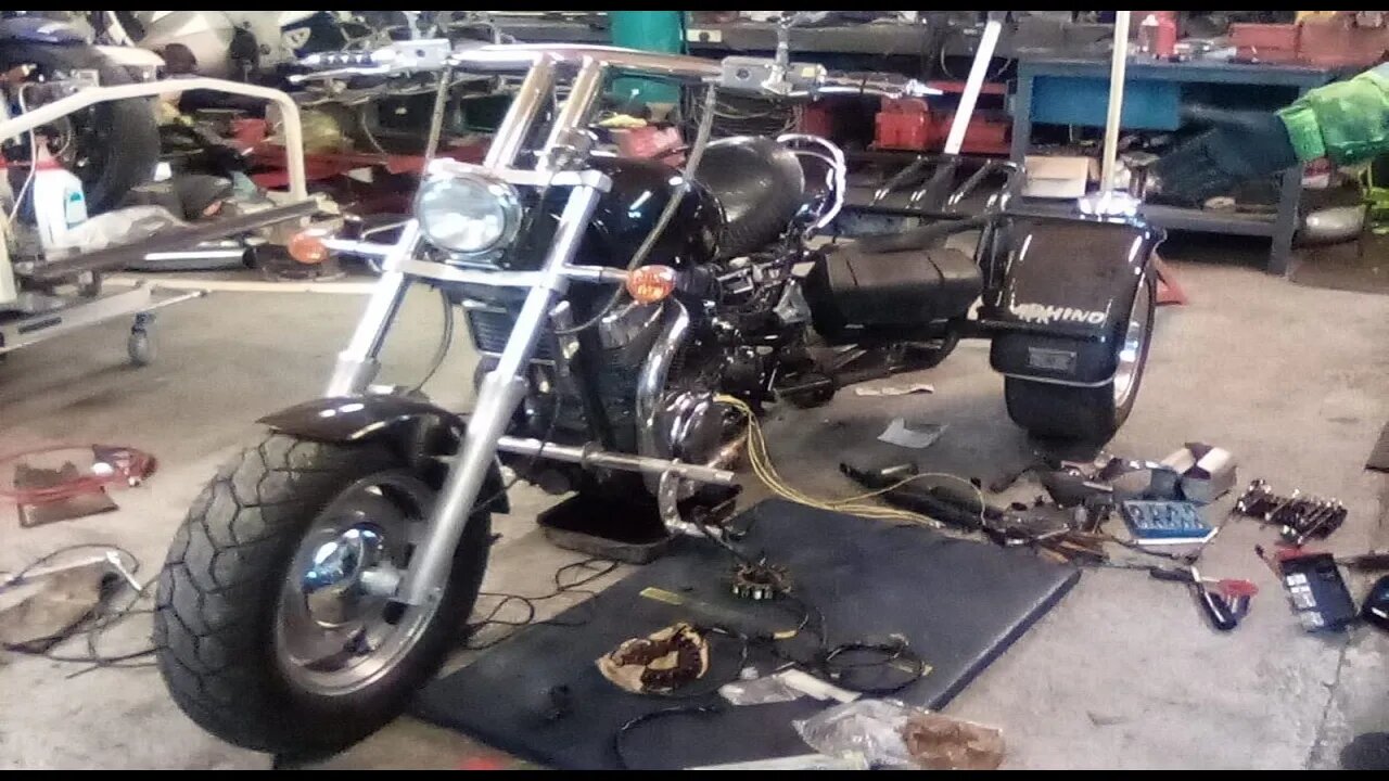 Suzuki VS1400 Intruder Charging problems The Nuclear option part 1