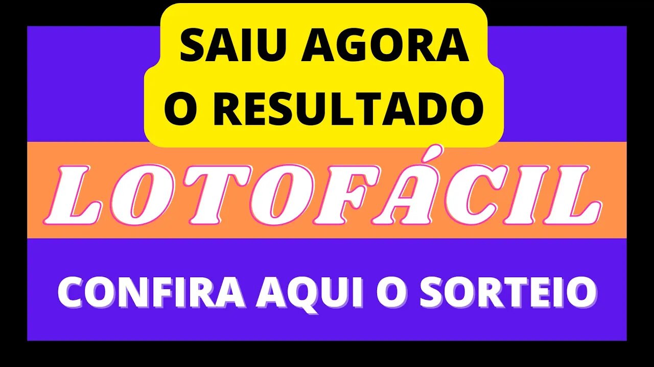 [RESULTADO] SAIU AGORA O RESULTADO DA LOTOFÁCIL | CONCURSO 2510 | 02/05/2022 | CONFIRA AGORA
