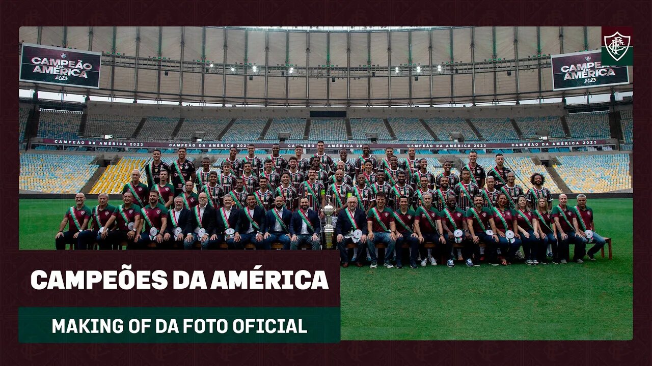 PRA ETERNIDADE! OS BASTIDORES DA FOTO OFICIAL DOS CAMPEÕES DA AMÉRICA NO MARACANÃ