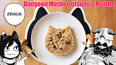 Dungeon Meshi Izutsumi's Risotto Senshi Cooked Recipe