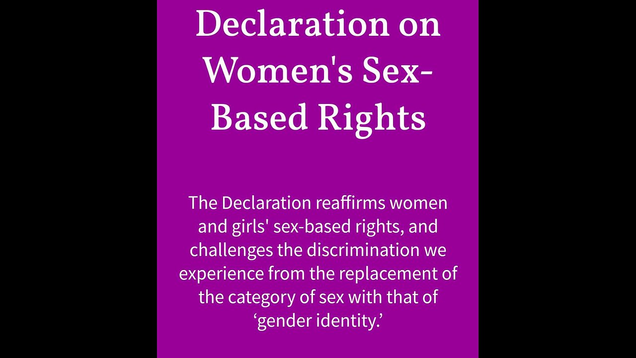 A Conversation With Emily & Sam & Nina from Womens Declaration International