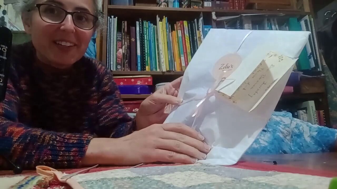 Unwrapping a gift from Zelies Sewing Studio