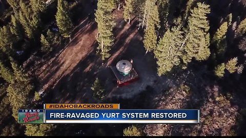 Fire Ravaged Yurts Restored