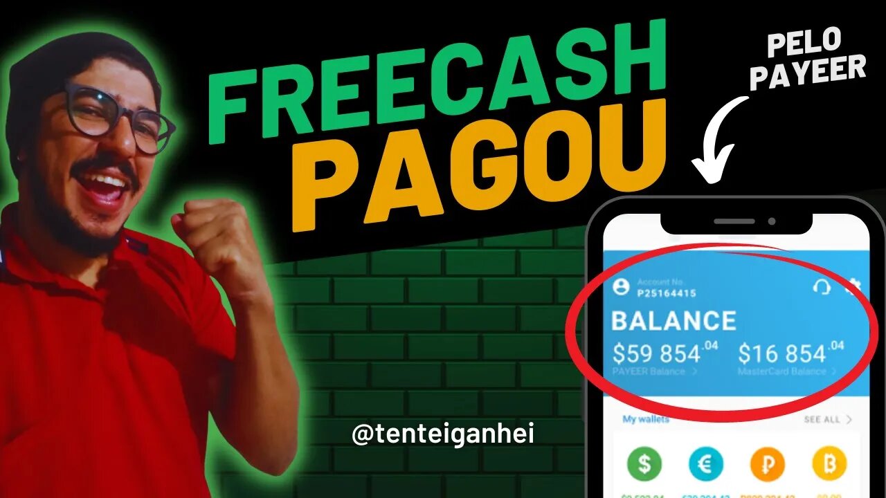 💲 [ PAGOU ] FREECASH PAGOU - Via PAYEER em DOGECOIN 💲