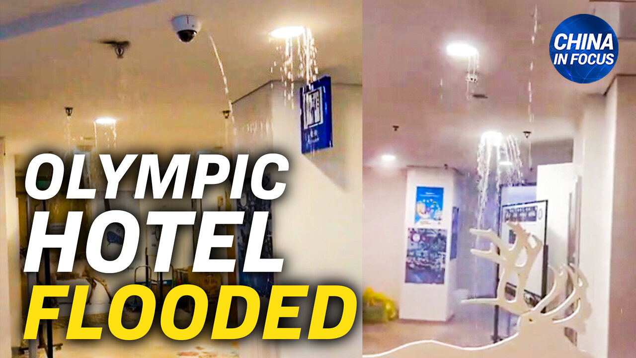 Video: Olympic athletes hotel room gets drenched; Sec. Blinken: China seeks to dominate the world