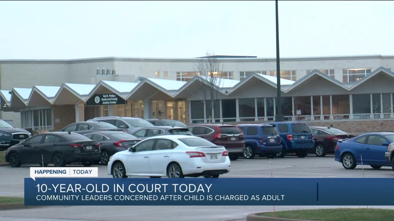 Community leaders concerned after 10-year-old charged as adult for mothers murder