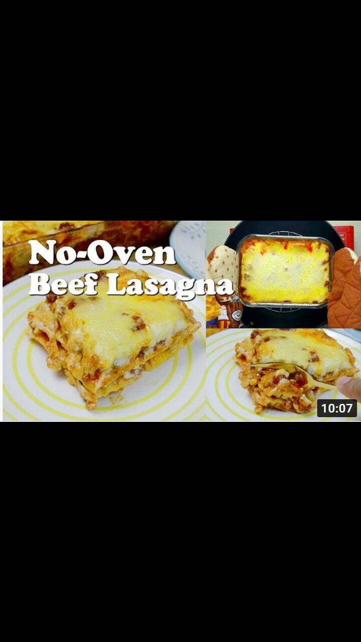 No Oven Beef Lasagna Recipe