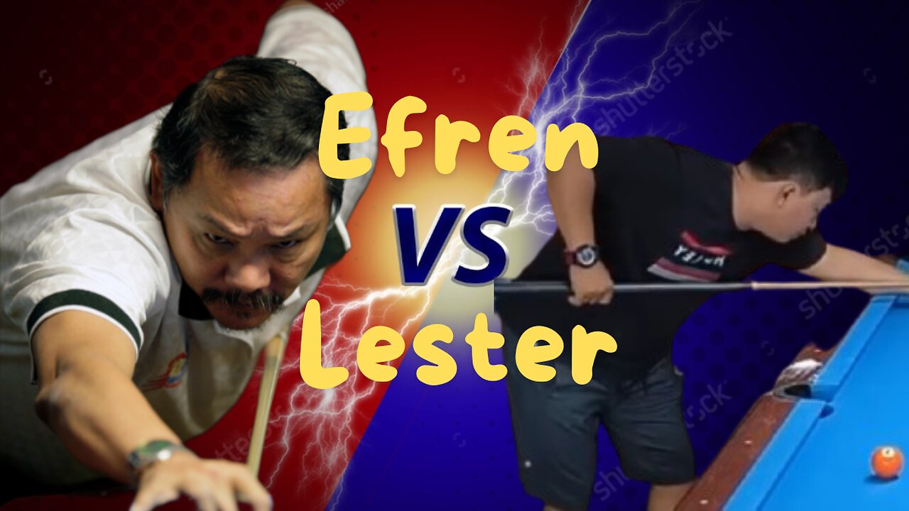 Efren Bata Reyes Vs Lester | Money Game, 2000 USD bet | BilliardPH