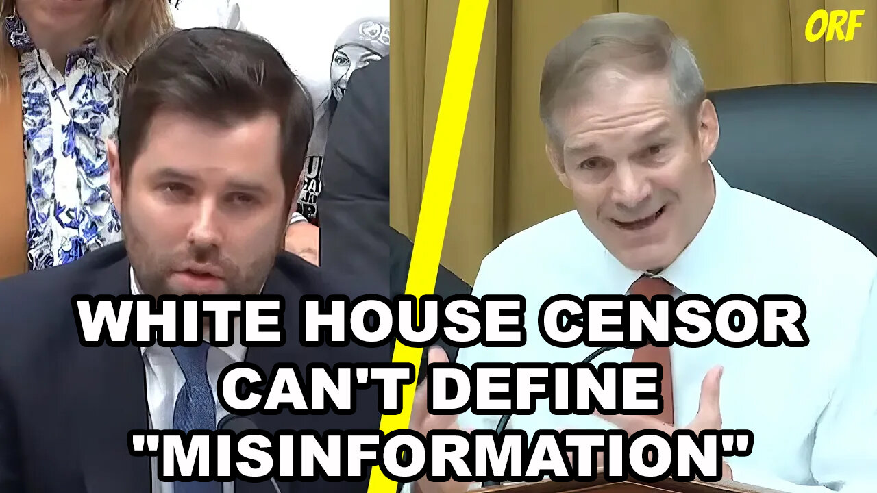 Joe Biden and Kamla Harris White House Censor Cant Define Misinformation