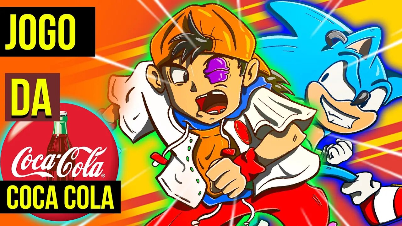SONIC feito PELA COCA COLA 😱| Historia COCA COLA KID