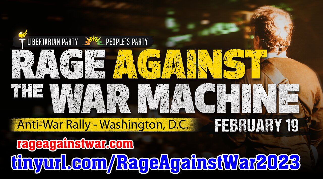 Rage Against War Machine 2023 - Protest Rally