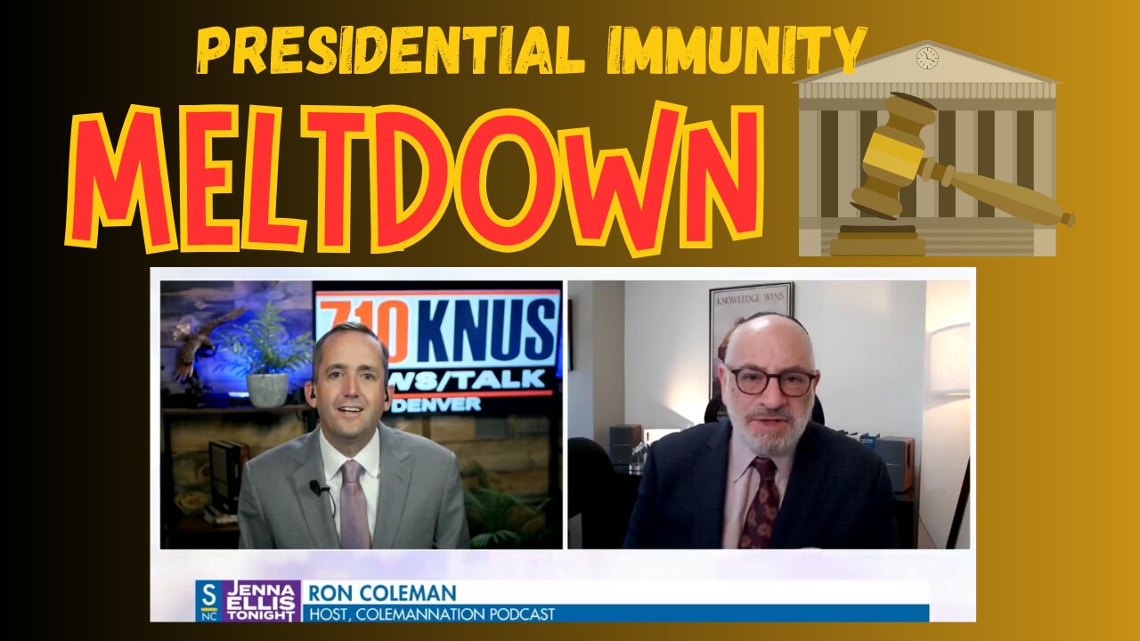 The LEFTs Presidential Immunity MELTDOWN