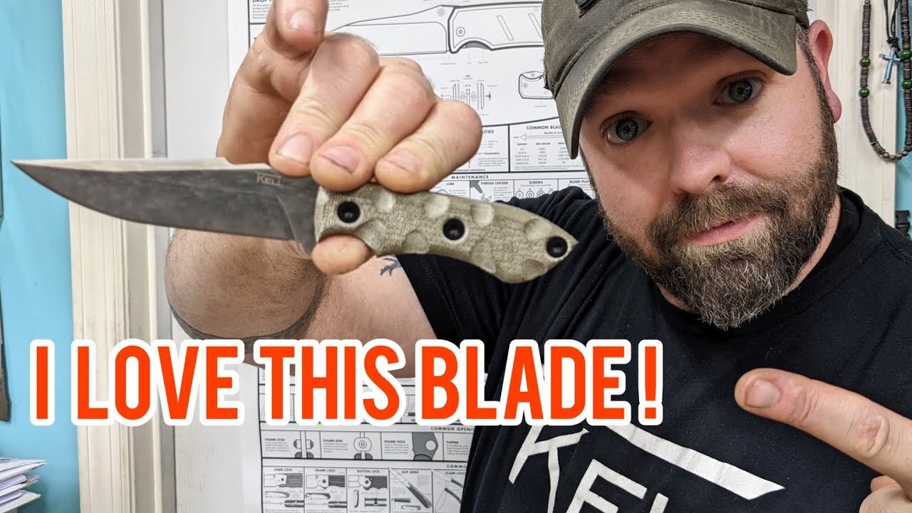 T.Kell Striker Fixed Blade EDC Concealed Carry Knife 🔪
