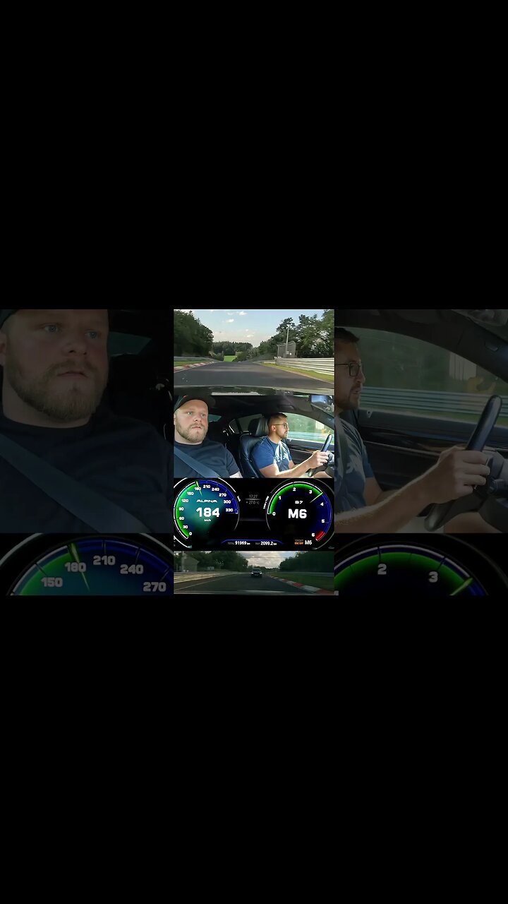 CLOSE CALL! BMW 7 Series Almost Runs into Mercedes CLA AMG! Nürburgring