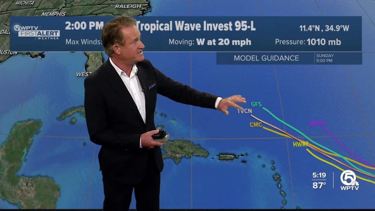 Invest 95L has very high chance of becoming Tropical Storm Lee
