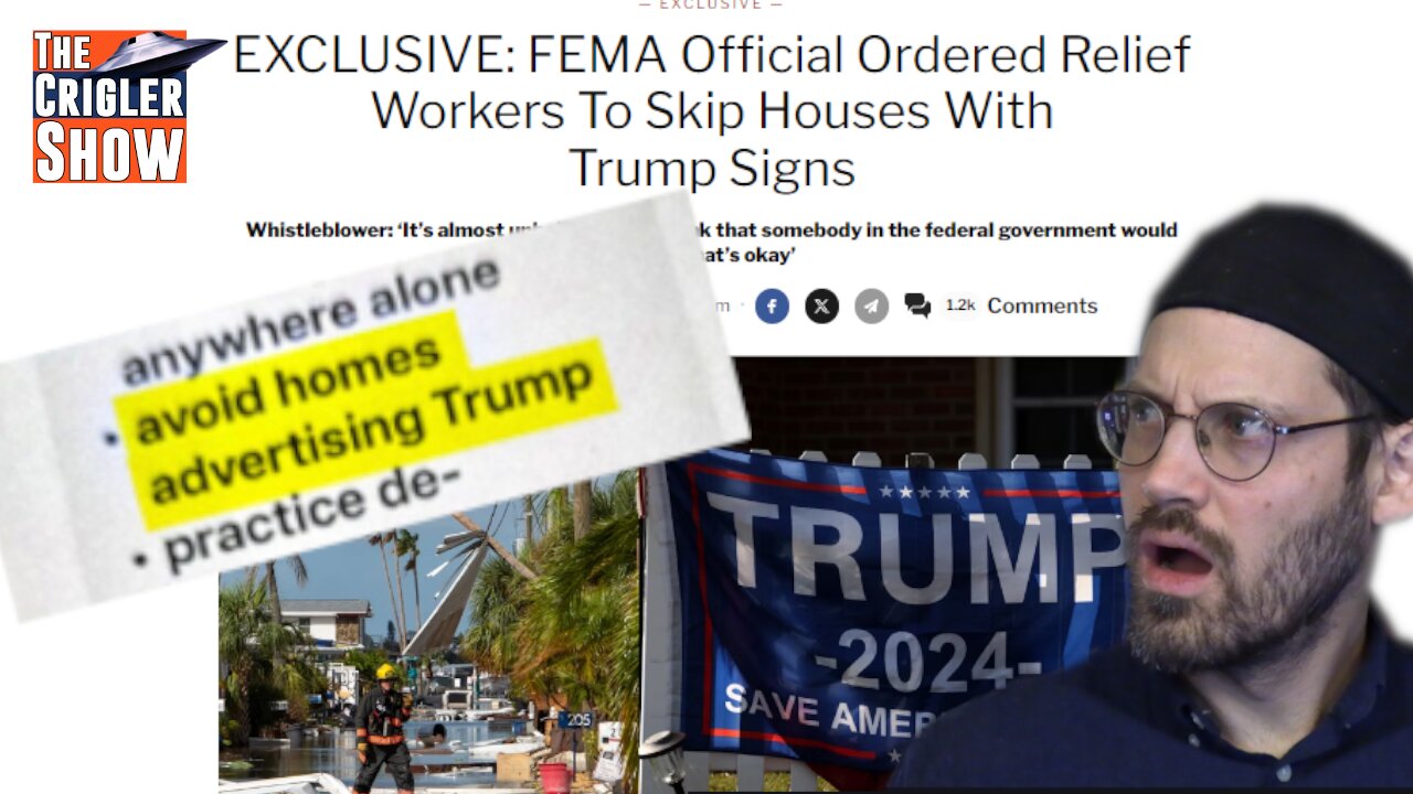 FEMA denies aid to TRUMP SUPPORTERS?!