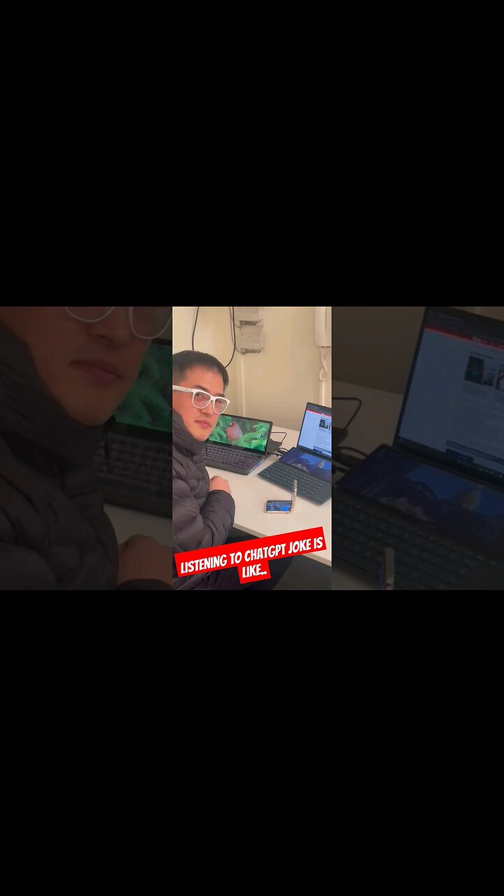 Listening To ChatGPT Jokes Through My Smart Glasses Will Be Like #Shorts #smartglasses #ChatGPT #ai