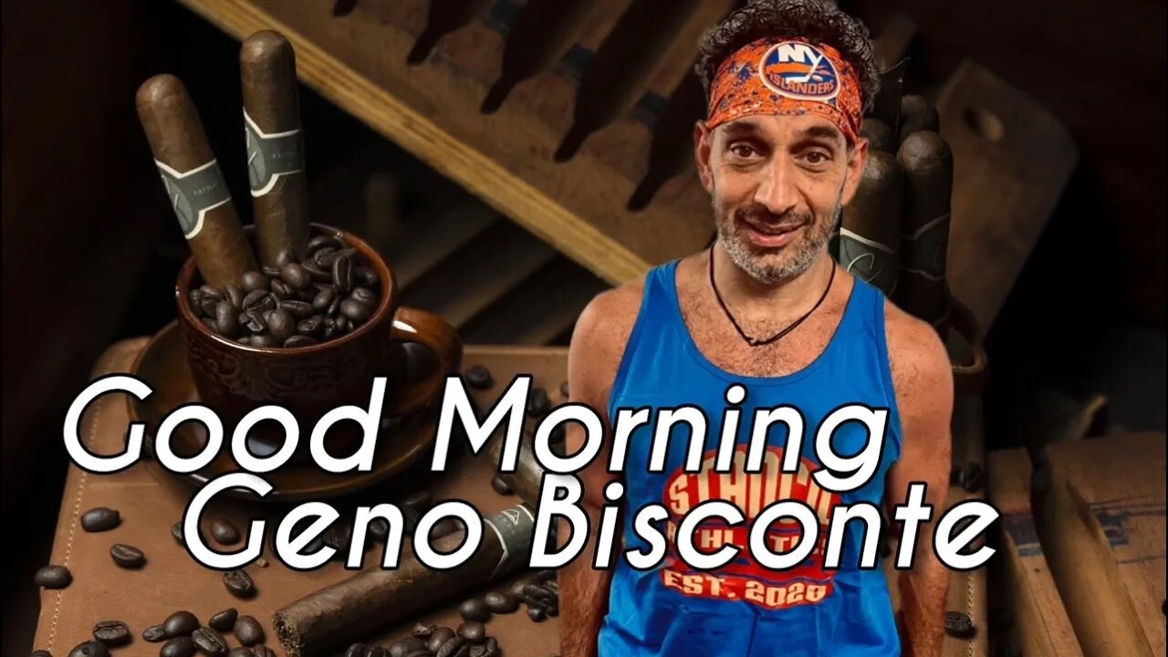 Good Morning Geno Bisconte! Cigars, Coffee, & Screaming! Part of Chrissie Mayrs Content House