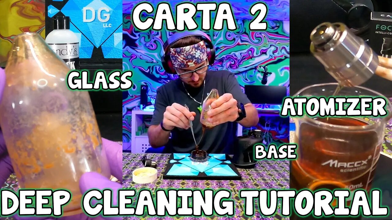 Focus V Final DEEP Cleaning Tutorial! Base, Glass & Atomizer For Optimal Flavor & Vapor!